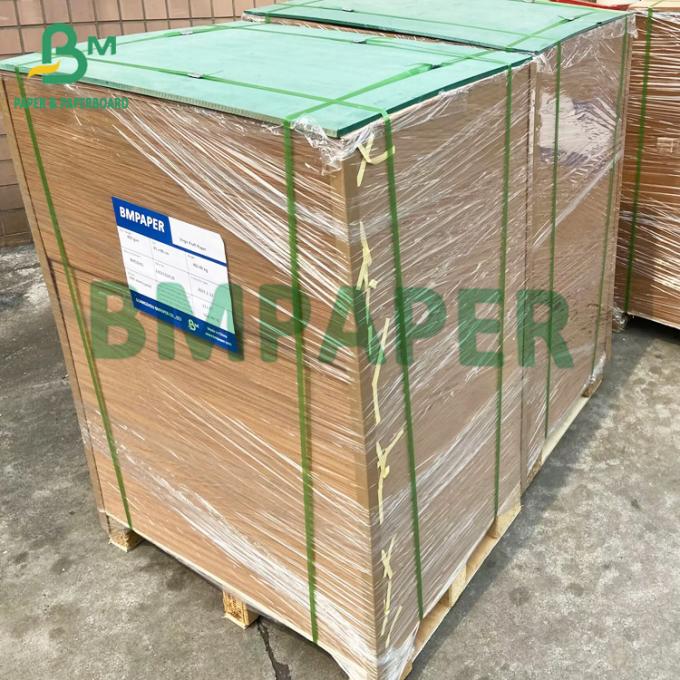 漂白された白い袋クラフト紙80gsm高力袋のペーパー