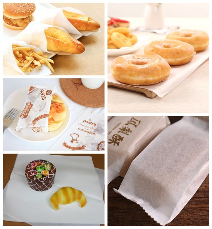 35gsm白いグリースを弾くペーパー等級3の食品等級の包装紙ロールスロイス