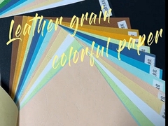 150gsm 230gsmの革穀物板結合の技術のための多彩な質のペーパー