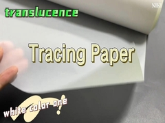 93gm リサイクル可能な透明紙を通して簡単に見えます