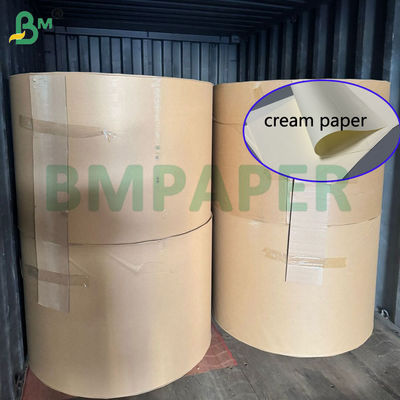 75gsm 80gsm Smooth Surface Cream Paper For Notebook Printing 31 X 45inch