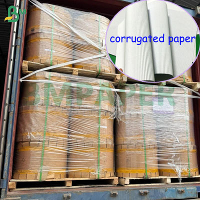 1.1mm 白 シングルフェイス Fフルート 段ボール パッケージカートン用 787 x 1092mm