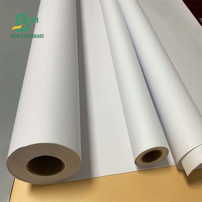 92明るさ24" x 300ft 20lb CADの結束ペーパー光沢が無く白いロール