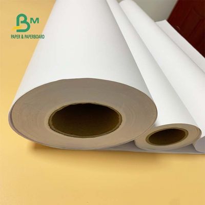 36&quot; x 300ft 20lb ウッドフリーのインクジェット結束ペーパー光沢が無いCADロール2&quot;中心