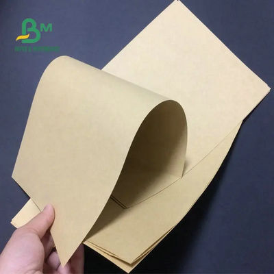 Oilproofブラウン クラフトはさみ金板、PEは食糧70gsm 80gsm 90gsmのための塗被紙ロールスロイスを包むこと