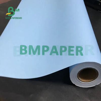 80gsm 20lbの単一の側面/倍は作図装置ペーパー ロール デジタル青い印刷味方する