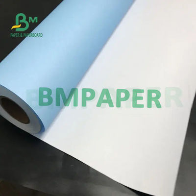 80gsm 20lbの単一の側面/倍は作図装置ペーパー ロール デジタル青い印刷味方する