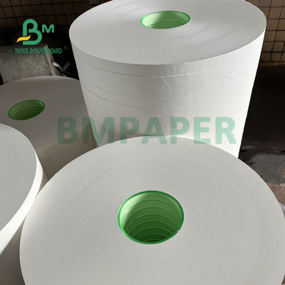 24gsm 28gsmの白のクラフトのわらの包装紙は26.5mm 25mmをCompostable転がす