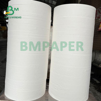 24gsm 28gsmの白のクラフトのわらの包装紙は26.5mm 25mmをCompostable転がす