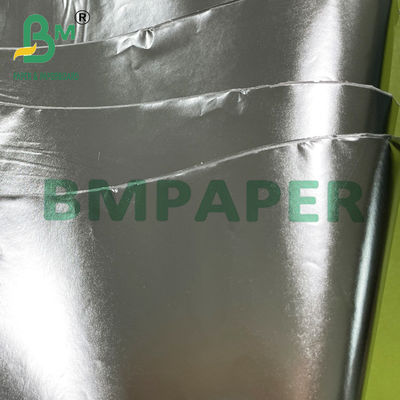 0.06mm 0.07mm ビールボトルラベルのための銀真空金属化紙