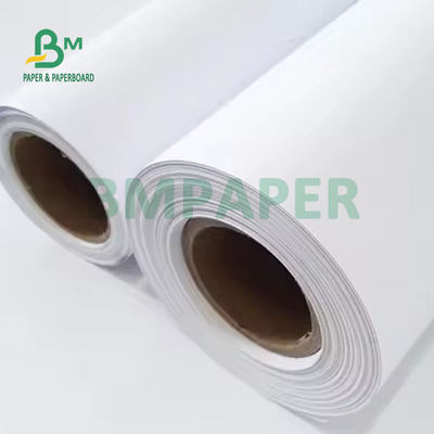 100gm 150gm マットコーティング CADプロット紙ロール 24' 36' X 300ft染料インク