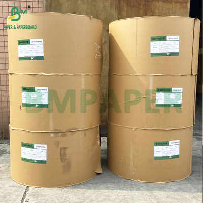塗装された片側C1S 輝くラベル 顔紙 90gm ラベル業界用
