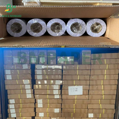 24' X 150ft 28lbインクジェットプロット紙のボンドロールをコーティング 2' カーブ