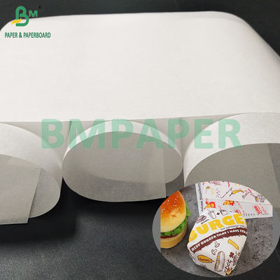 40gm ホワイト 油性ハンバーガー 包装紙 キット3 キット7 30×30cm