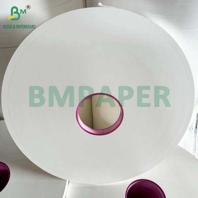 34mm × 6000m 白いMG紙ロール 25g 26g プラスチックストローを包むために