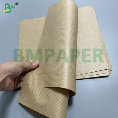 食品包装袋用50gsm 60gsm 80 x 1100mm食品グレードストライプクラフト紙