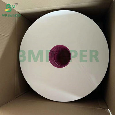 食品グレード漂白未漂白40GSM 50GSMコーヒーフィルターペーパーロール1200mm