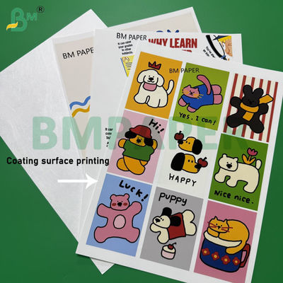 1070D 1056D デスクトップ印刷用インクジェットで覆われた高性能布紙 A4 A5 カスタムサイズ