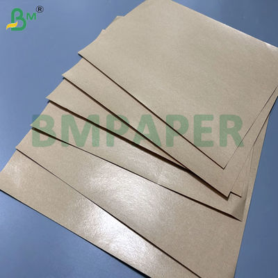 Greaseproof 80gsm 100gsm PE Coated Kraft Paper For Food Package 800mm 900mm