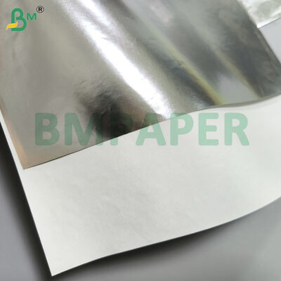 片面銀・金、片面白のビール瓶ラベル用ベース紙