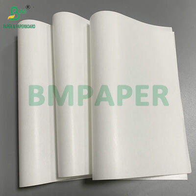 Food-Safe Single-Sided 40gsm 50gsm Glossy White MG Kraft Paper for Bread Bags & Gift Wrap