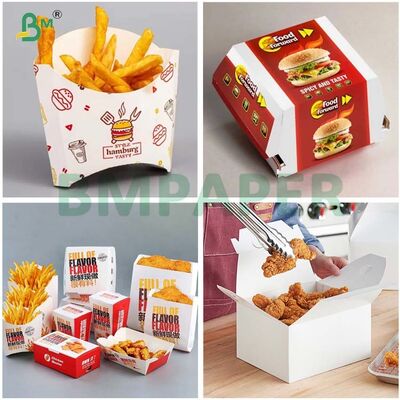 キット 6 アンチグリース食品グレード段ボール 275g 300g フライドポテト包装用