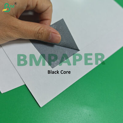 Linen Finishing 310g Playing Cardstock Paper Black Core 12'' x 18'' High Opacity